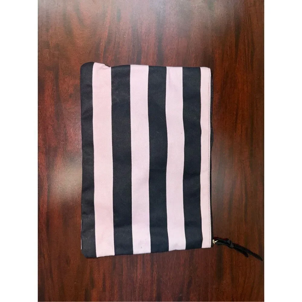 Victoria’s Secret Stripe Small Canvas Bag 12x8.5